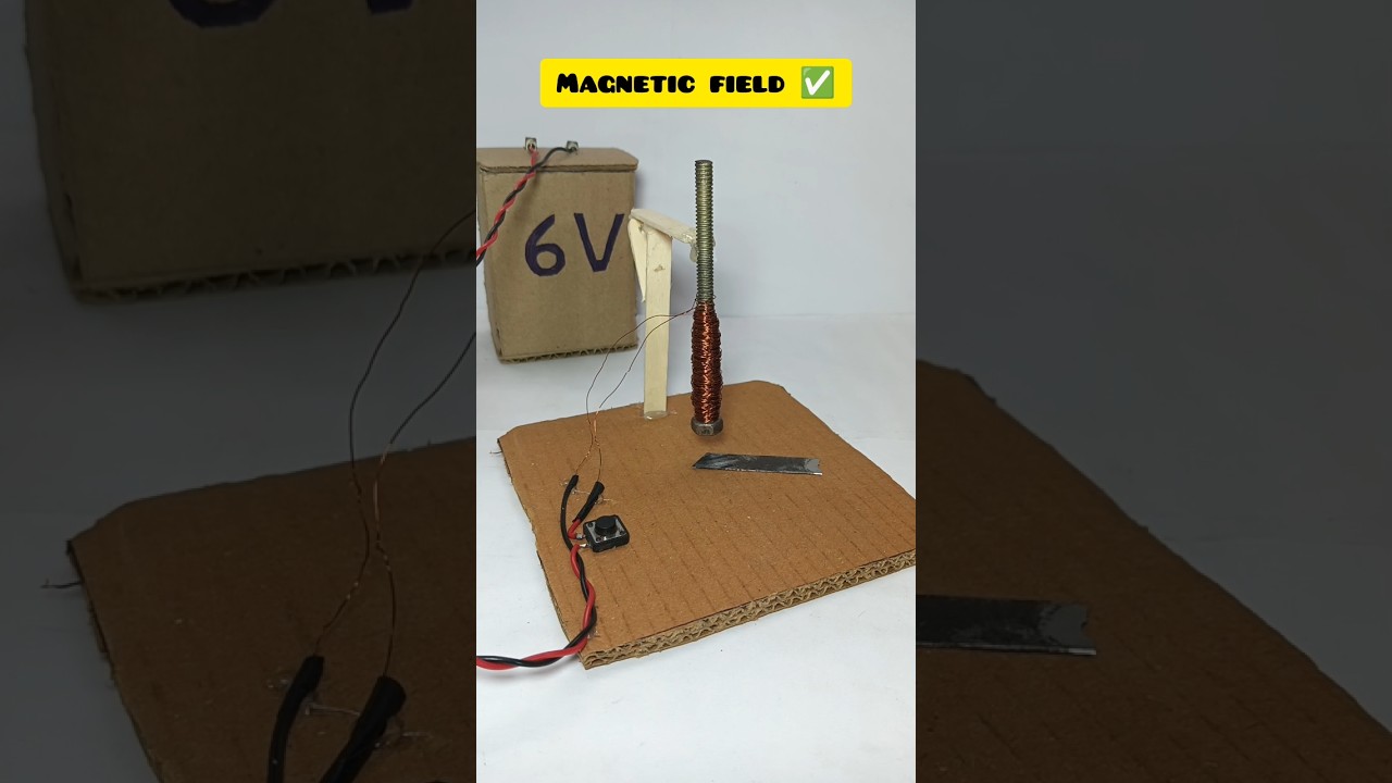 Magnetic field - creation #experiment #project #tech