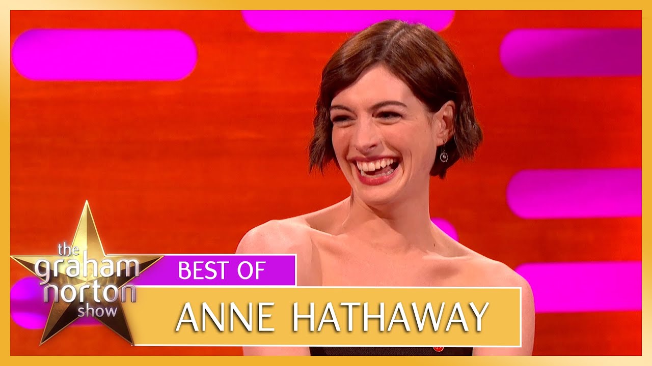 Anne Hathaway's Cute Flirting Fails on Graham Norton 😊