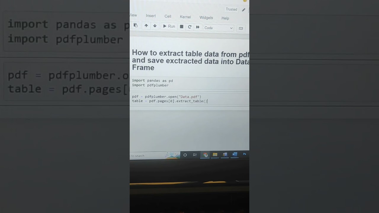 Extract Data from PDF Tables with Python π