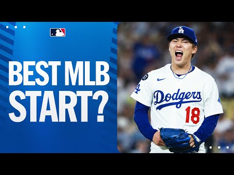 Yoshinobu Yamamoto's BEST MLB START?! (Allowed no hits until the 7th inning vs. the D-backs)