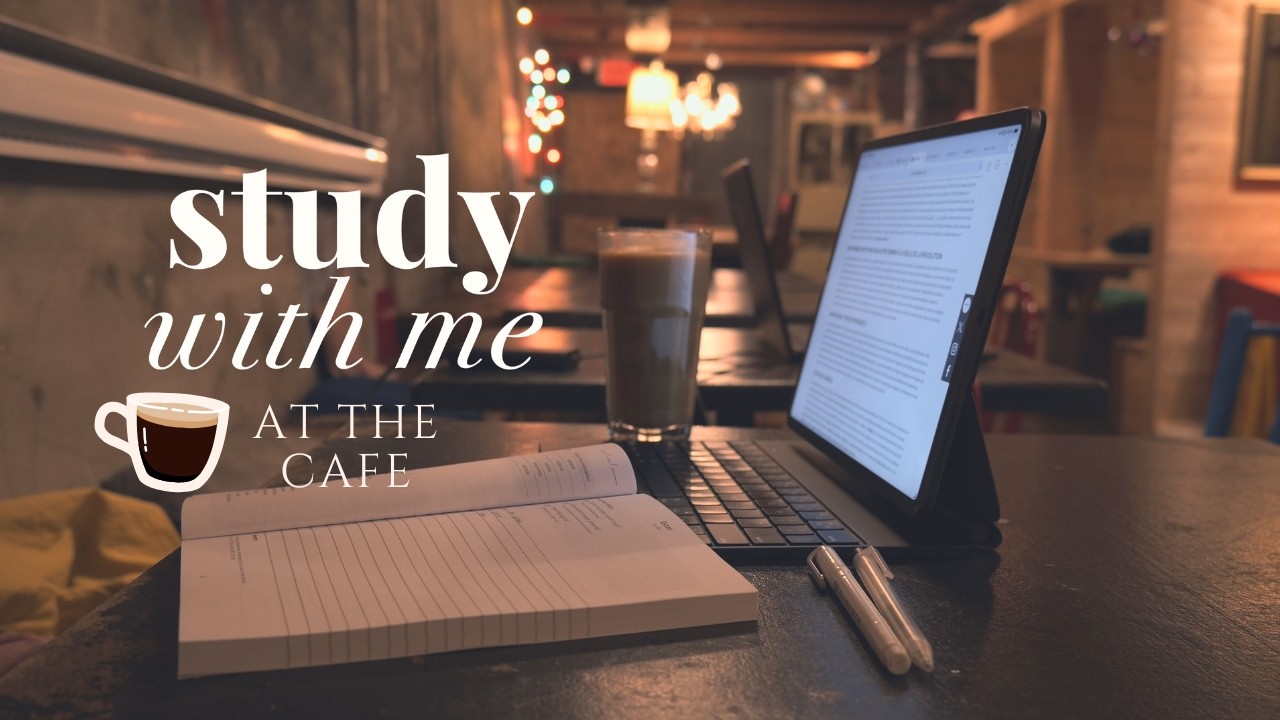 2-Hour Cafe Study Session ☕ | Pomodoro 50/10