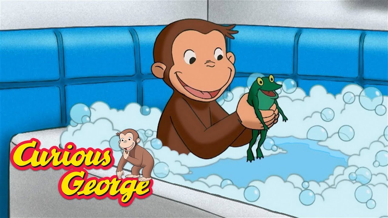 George Loves Bubble Baths! 🛁 Fun Kids Cartoon & Movies Featuring Curious George