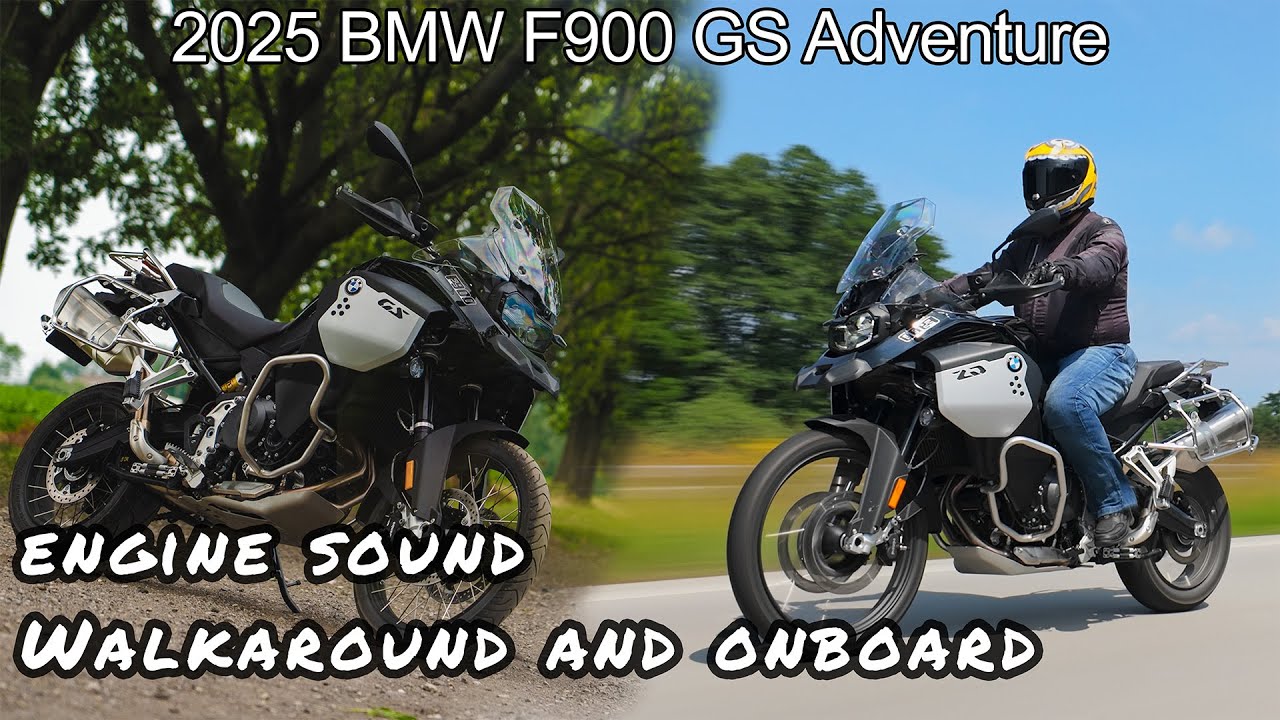 BMW F900 GS Adventure 2025 Black Storm Walkaround