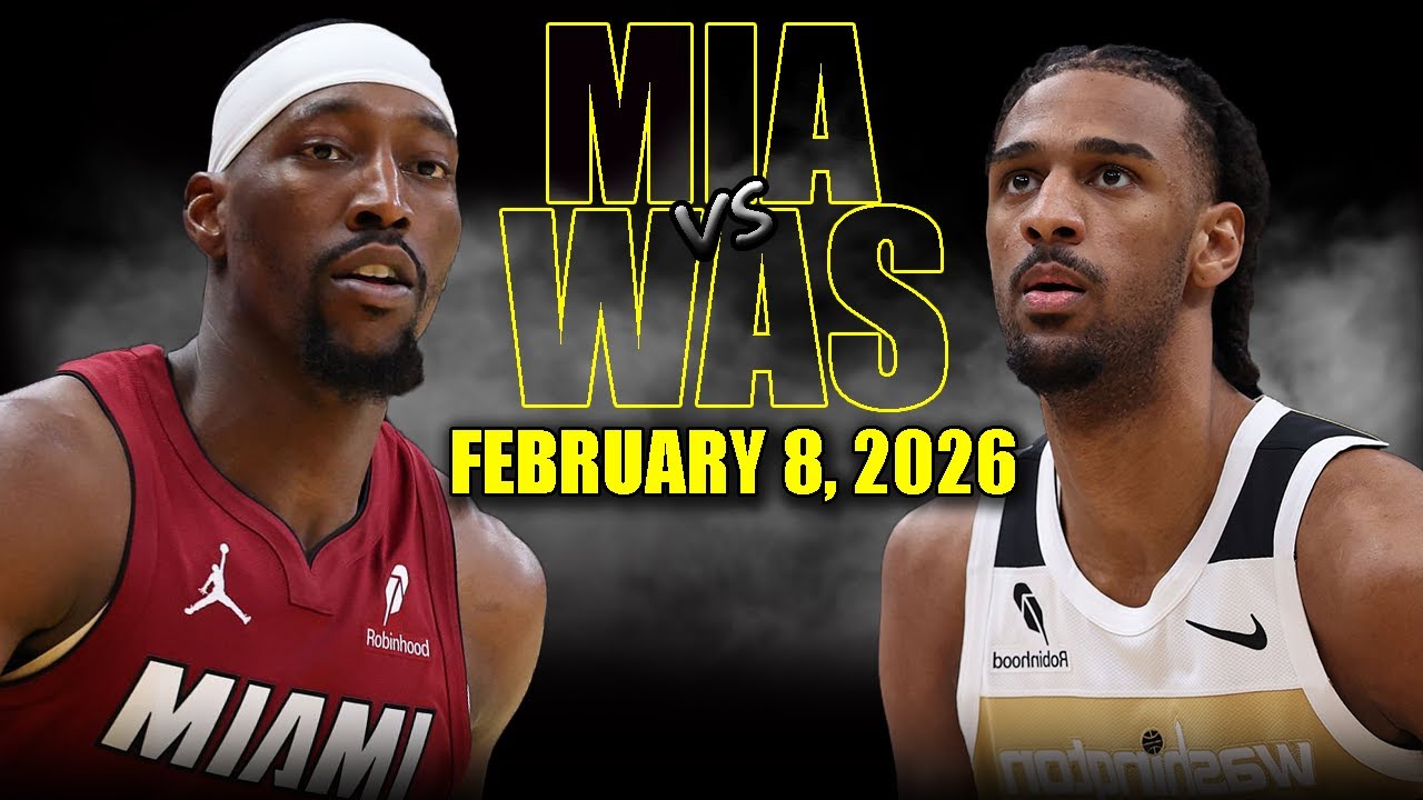 Miami Heat vs Washington Wizards Full Game Highlights – February 8, 2026 | NBA Season
