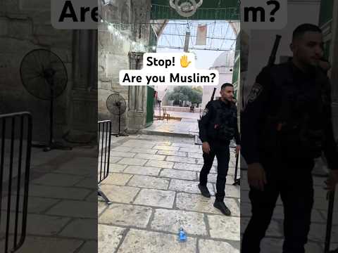 Most Difficult Entrance into Holy Area (Al-Aqsa) 🇵🇸 #shorts #palestine #israel #travel