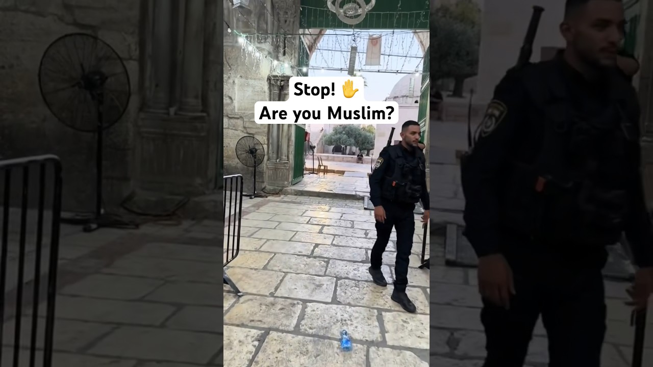 The Most Challenging Entrance to Al-Aqsa Mosque 🚧