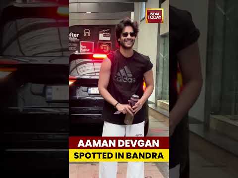 Aaman Devgan Spotted in Bandra