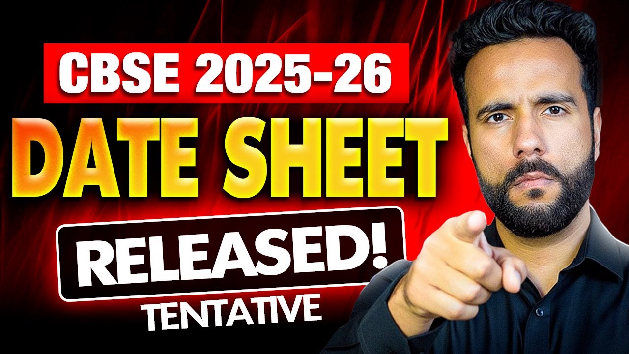 Date Sheet Out! CBSE 2025-26 | How to Use It to Prepare Smart | Ashu Sir