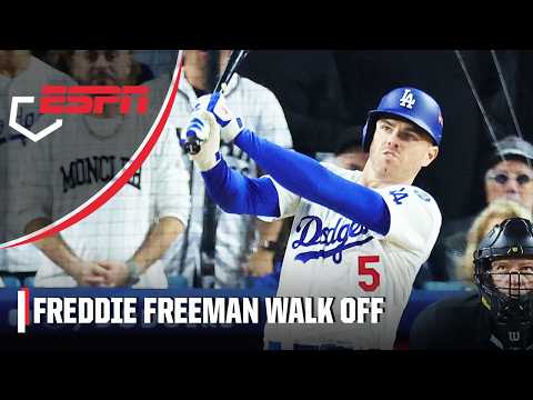 FREDDIE FREEMAN SMASHES WALK-OFF GRAND SLAM FOR DODGERS IN WORLD SERIES GAME 1 🤯 | ESPN MLB