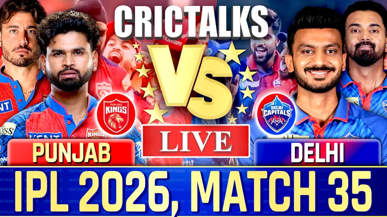 Punjab vs Delhi IPL 2026 Live Score & Commentary