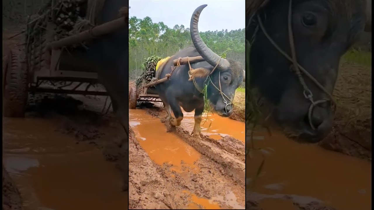 111 Rural Buffalo Grazing in Lush Fields 🐃