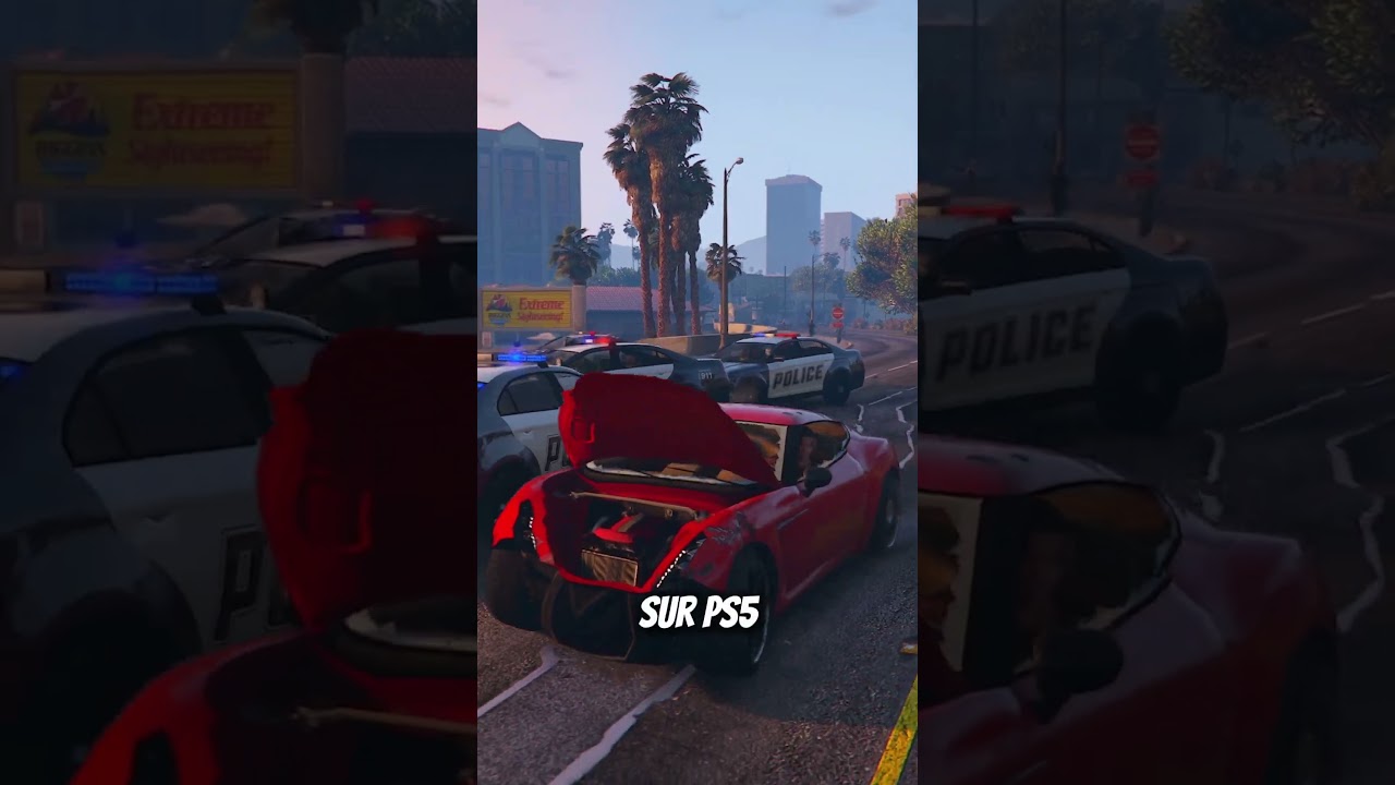 Les différences folles entre la version PS3 et PS5 de GTA 5 !  #gta #jeuxvidéo #gtav #gta5