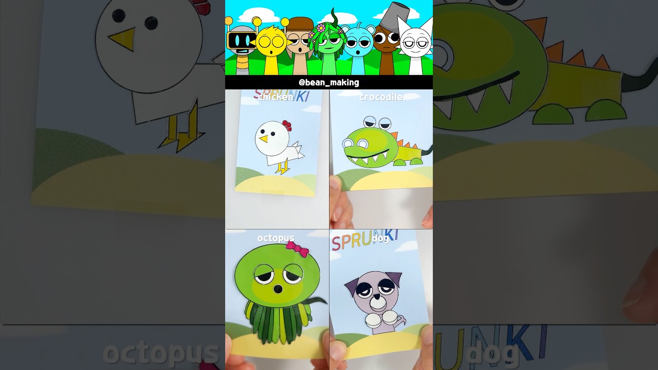 🌈SPRUNKI MIX & MATCH🌈 #sprunki #making #game #mix