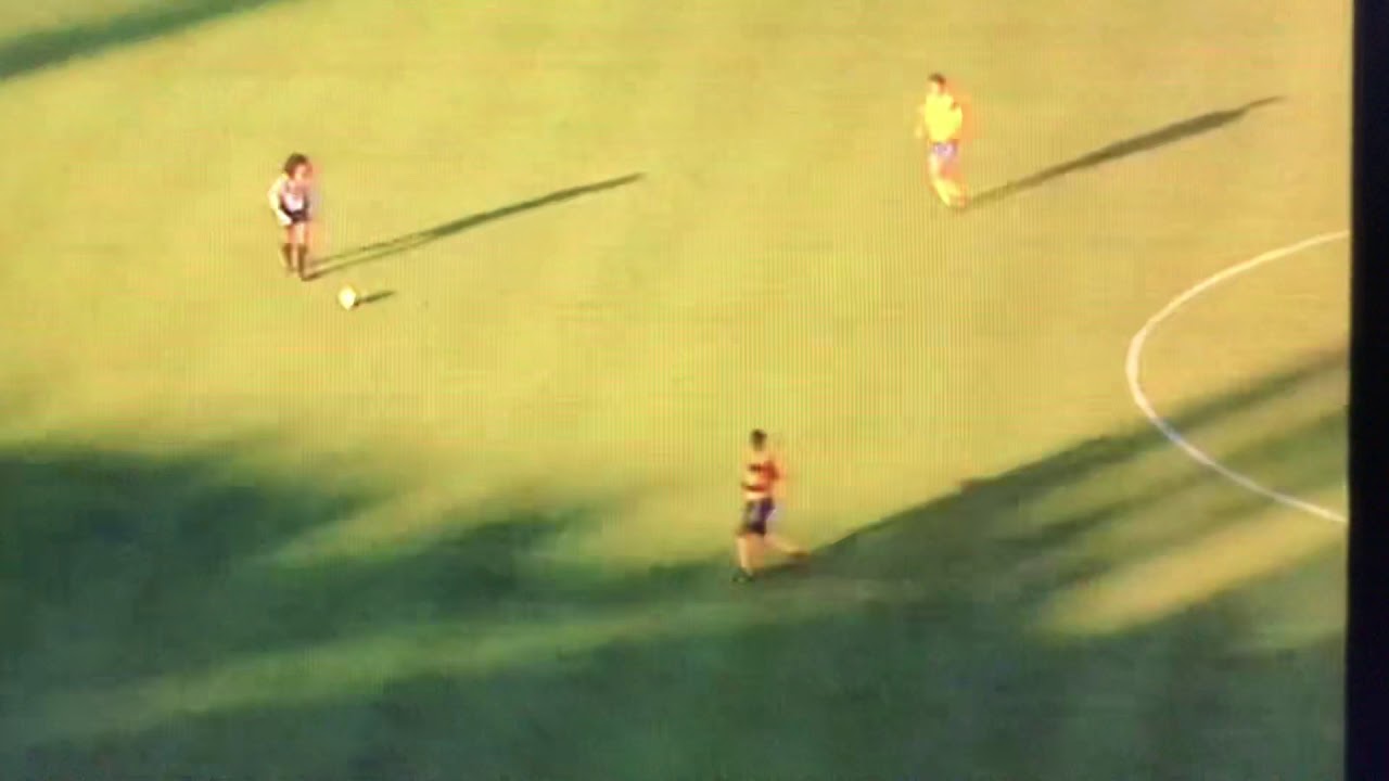 Roger Milla vs René Higuita  Cameroon—Colombia WC 1990 Italy (Swedish Commentary)