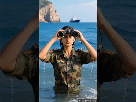 Indian Lady Soldier trained her grandfather to become a boxer 😭 #ai #army #fight #aivideo