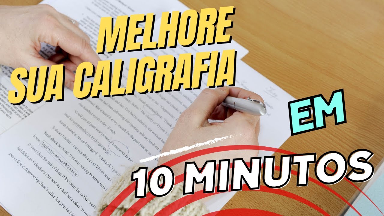 COMO Melhorar a CALIGRAFIA EM 10 MINUTOS.