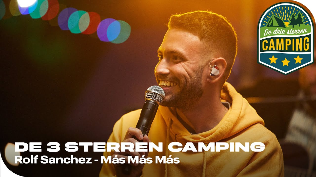 Rolf Sanchez Performs 'Más Más Más' on De 3 Sterren Camping 🎶
