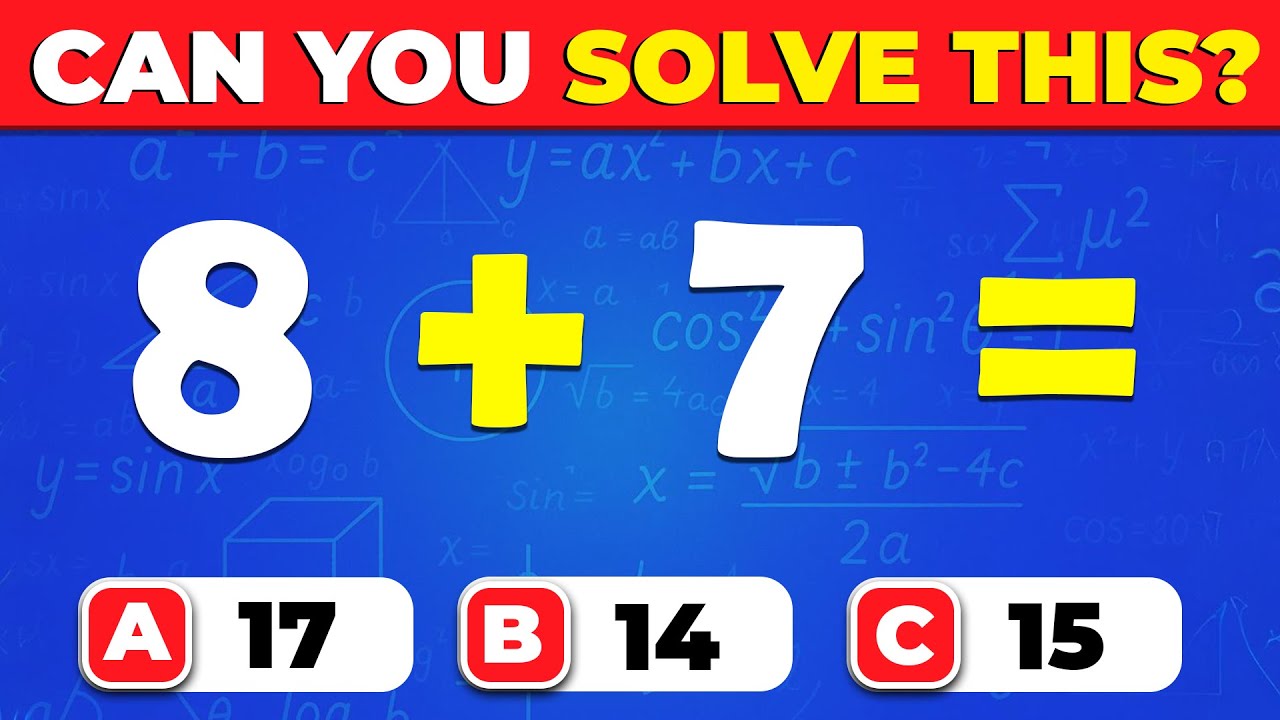 Grade 4 Math Quiz | Addition Test for Kids – Can You Get a Perfect Score?