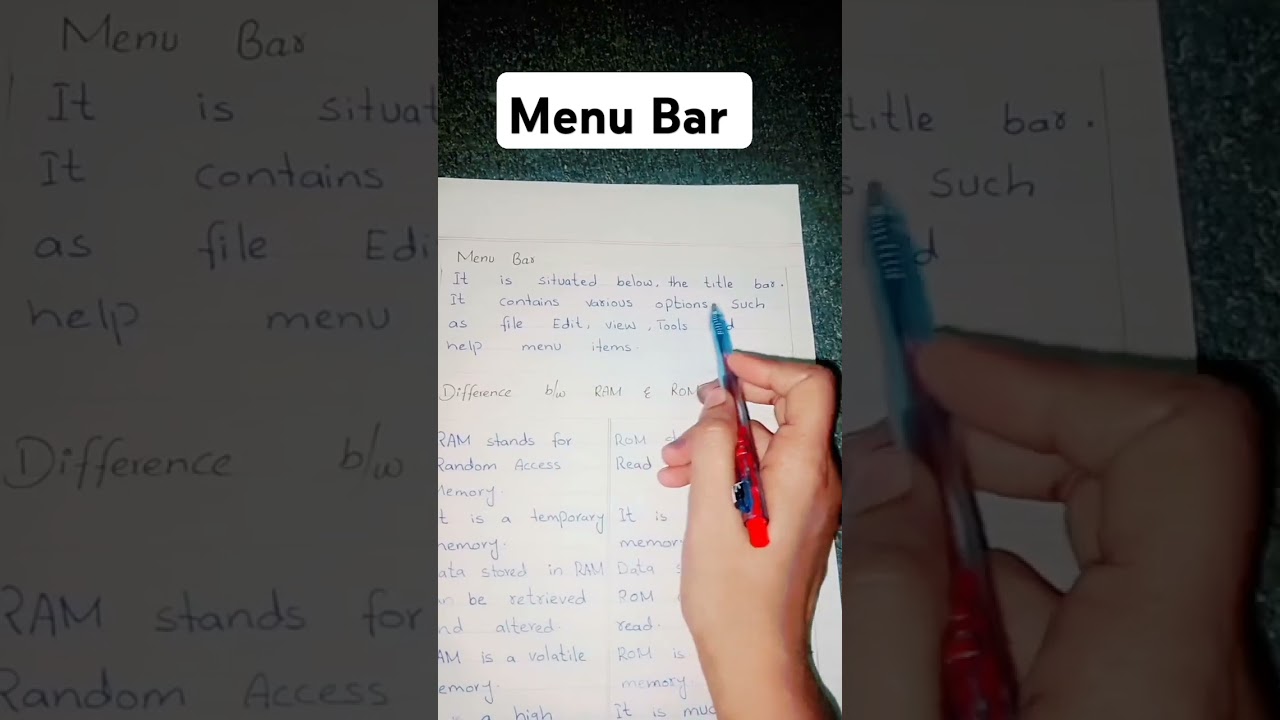 What is a Menu Bar? Definition & Explanation