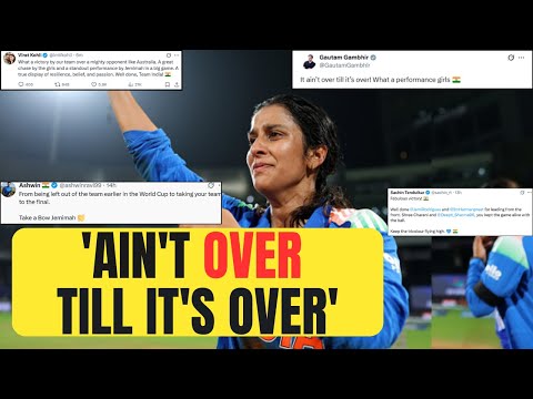Virat Kohli, Gautam Gambhir lead tributes for Jemimah Rodrigues and India team after beating Aus