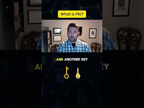 What is PKI (Public Key Infrastructure)? Simplified! #shorts #cybersecurity #cissp
