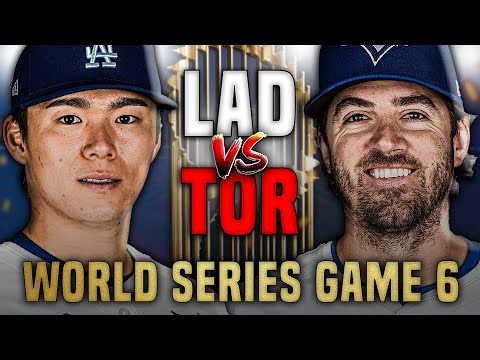 TORONTO BLUE JAYS vs LA DODGERS - LIVE Stream - WORLD SERIES GAME 6