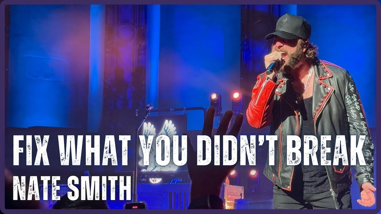 Nate Smith - Fix What You Didn't Break (Live at Orpheum Theatre)