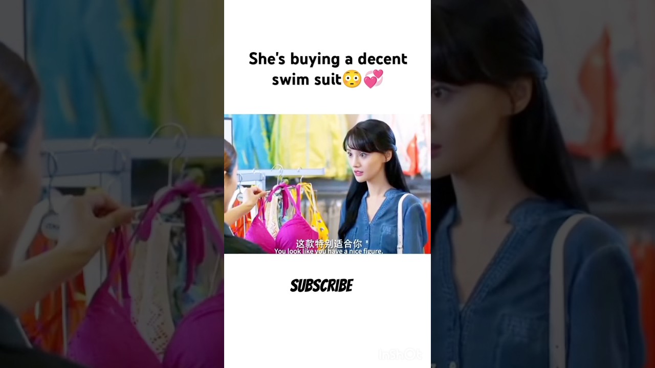 She's Choosing a Cute Swim Suit 😳