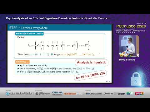 Cryptanalysis of an Efficient Signature Based on Isotropic Quadratic Forms