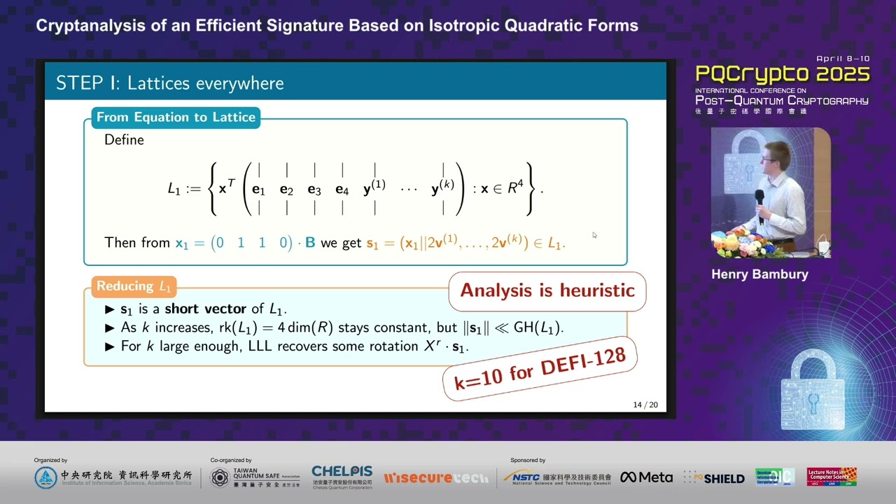 Cryptanalysis of an Efficient Signature Based on Isotropic Quadratic Forms