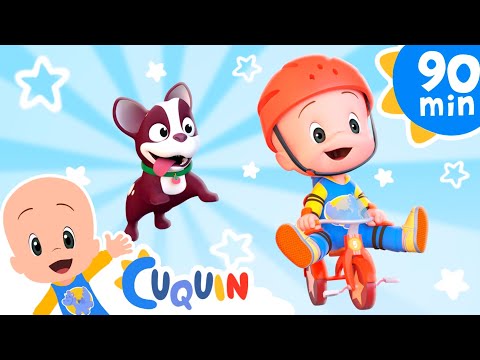 Try new things with Cuquin and more Nursery Rhymes by Cleo and Cuquin 🚲 Children Songs