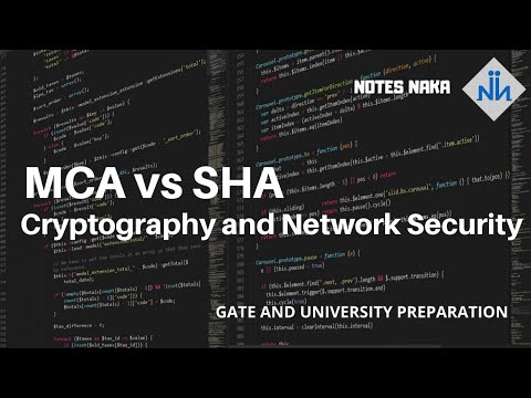 MAC vs SHA | CRYPTOGRAPHY