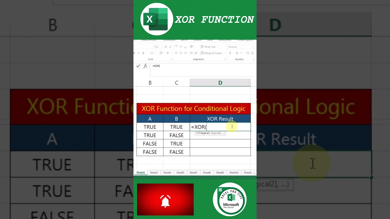 Mastering the XOR Function in Excel: Tips & Tricks for Beginners 🔍