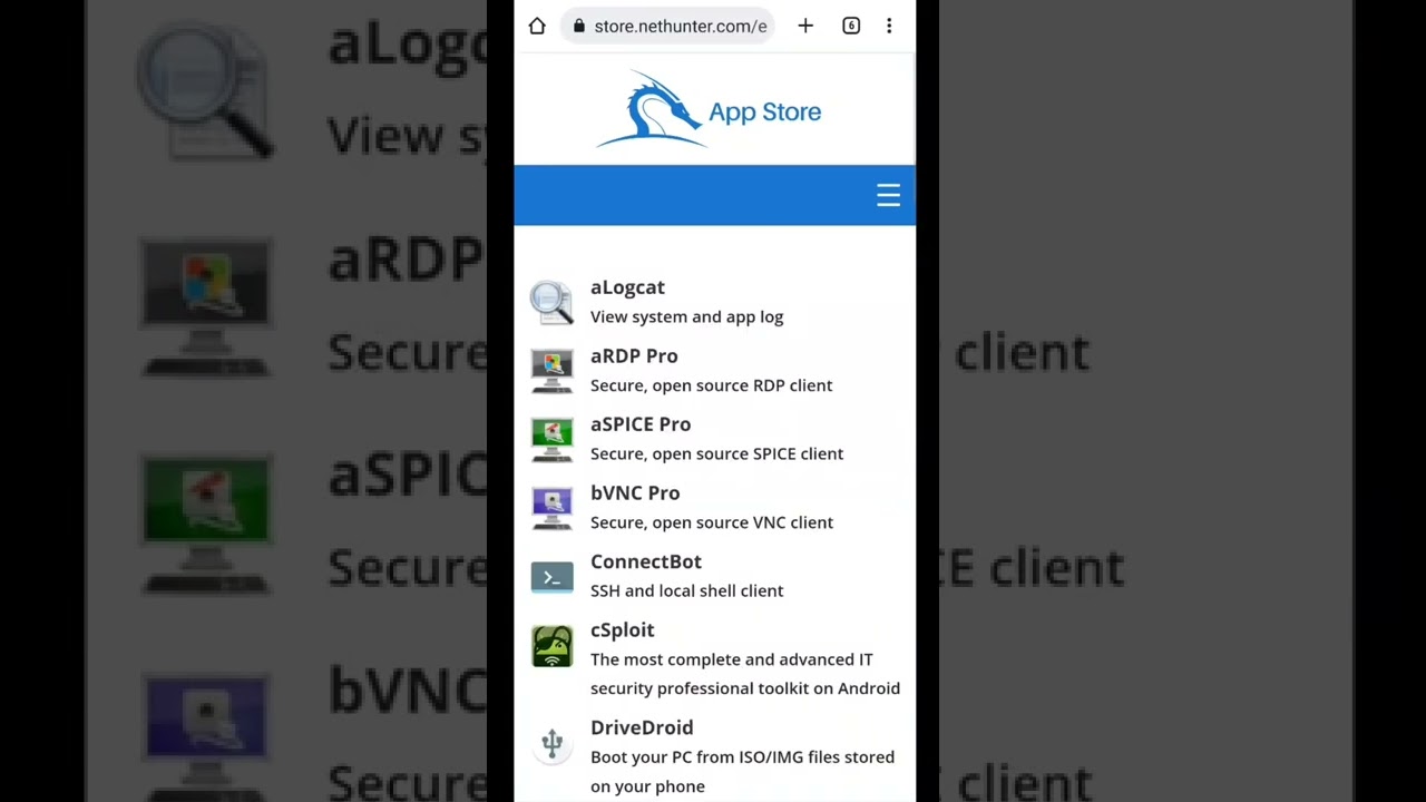 Kali Linux NetHunter KEX Download