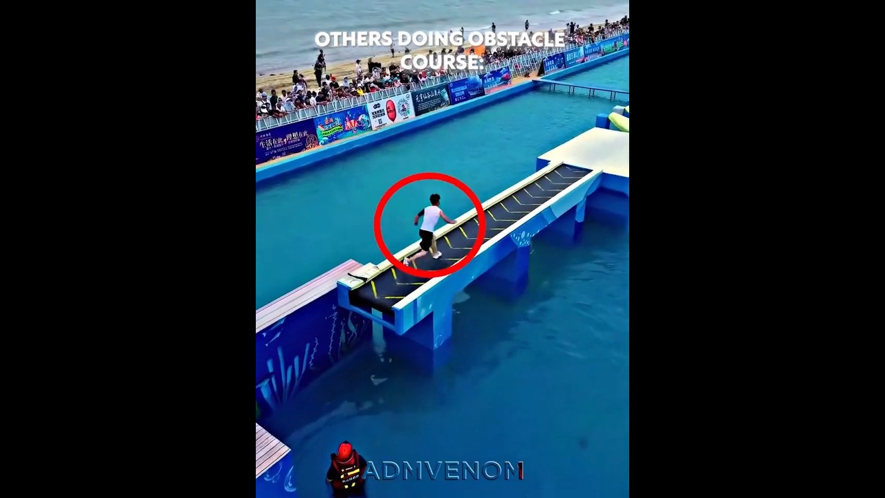 Fastest Obstacle Course Finish ๐คฏ