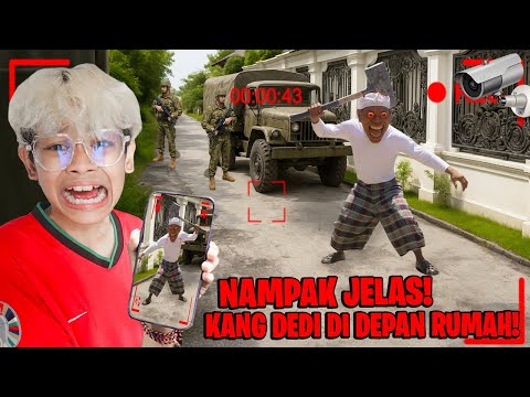 GAWAT!!! KANG DEDI TEREKAM CCTV DI DEPAN RUMAH BOCIL BAWA MOBIL MILITER!!!