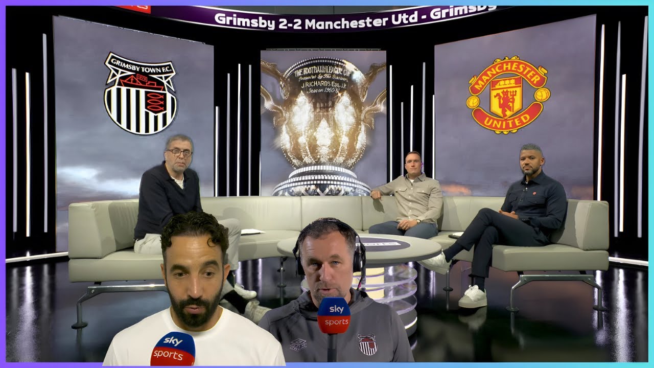 Grimsby Shocks Manchester United! Ruben Amorim’s Surprising Reaction & Full Match Analysis ⚽