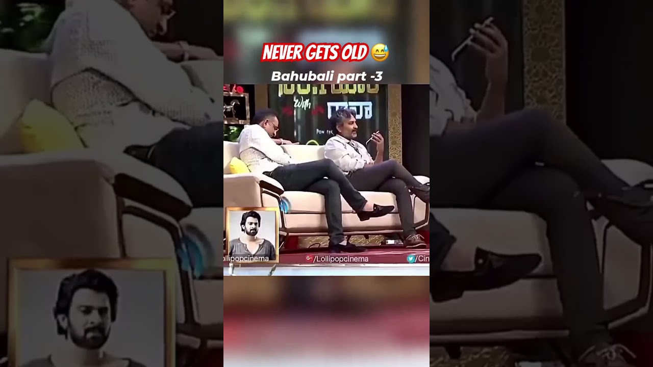 Rajamouli Reacts to Prabhas’s Bahubali Part 3 🎬