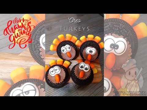 Make This Cute Thanksgiving Treat | Oreo Turkey