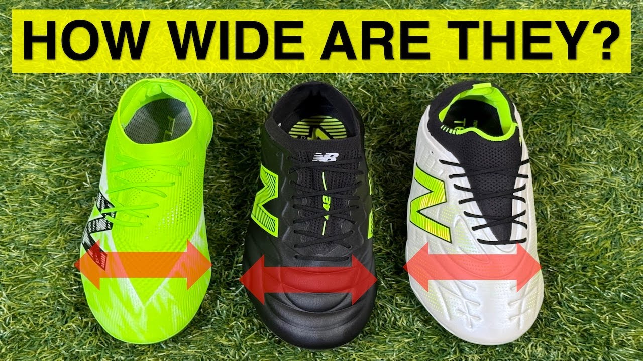 WIDE FIT Football Boots Comparison 📏