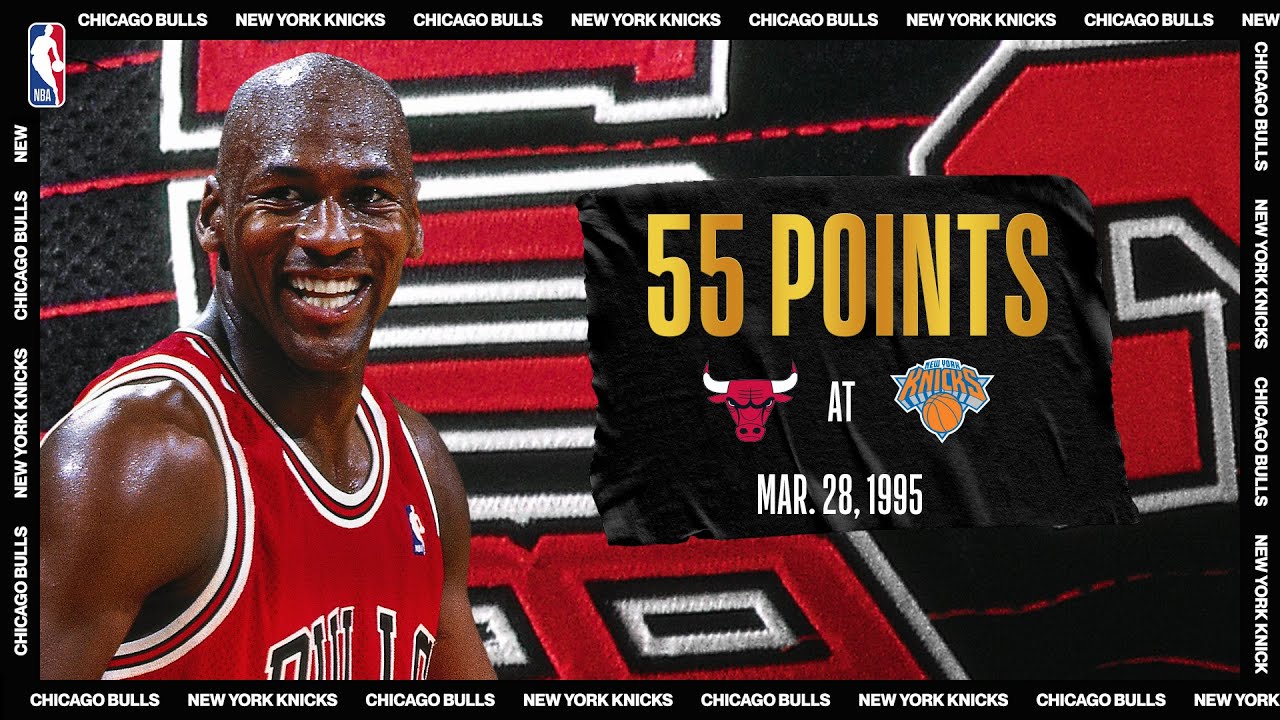 Michael Jordan's Iconic 55-Point Game at Madison Square Garden 🏀