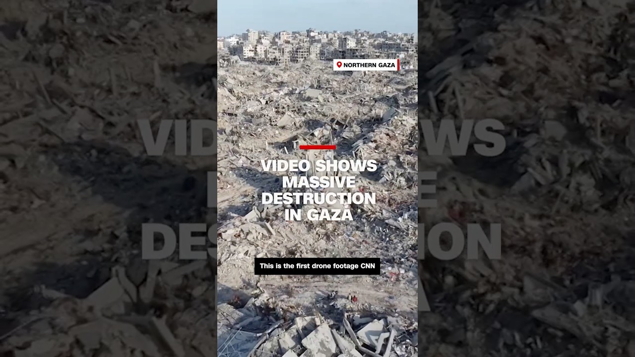 Drone Footage Reveals Gaza's Devastation 🌍