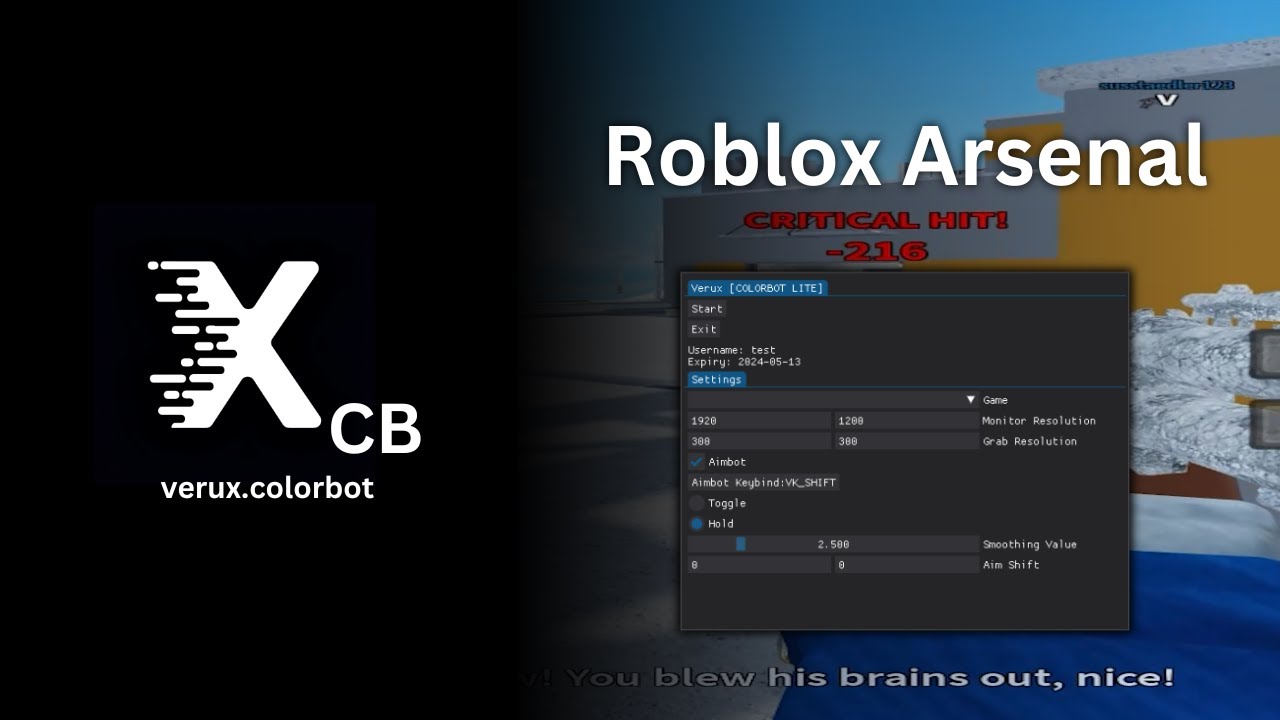 Verux Software | Roblox (Arsenal) | Free Colorbot