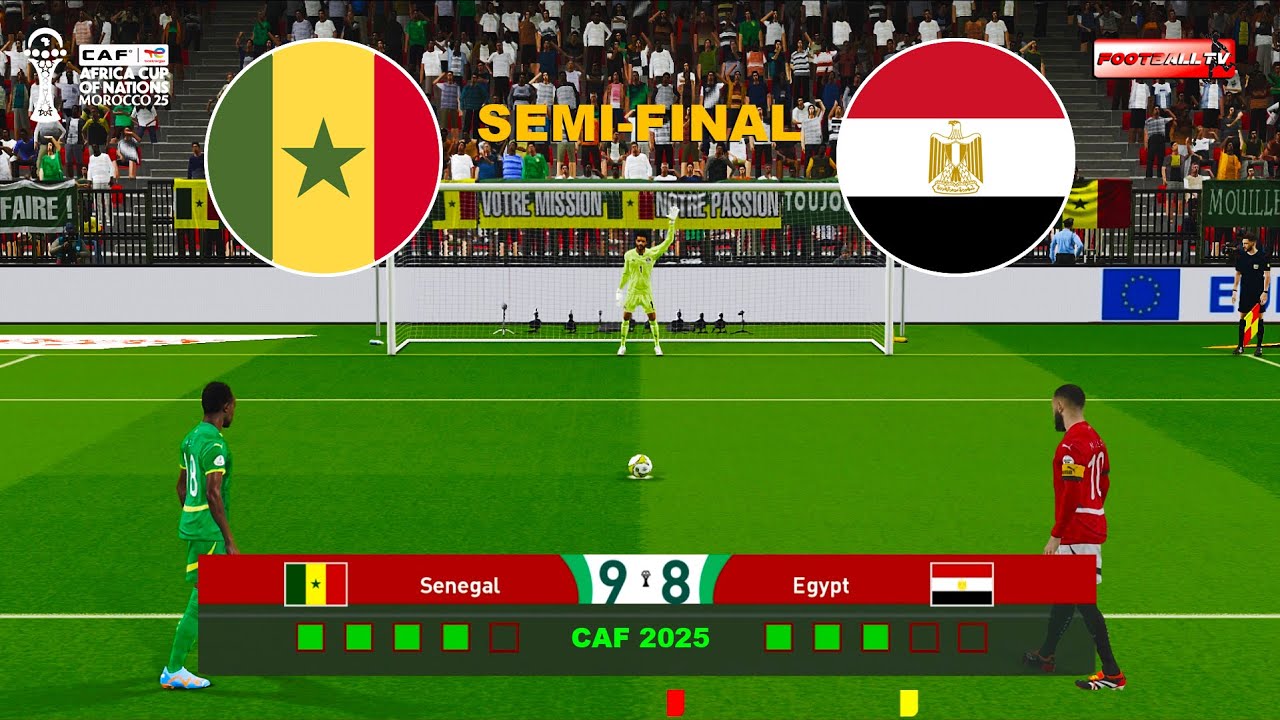 Senegal vs Egypt Penalty Shootout | AFCON 2025