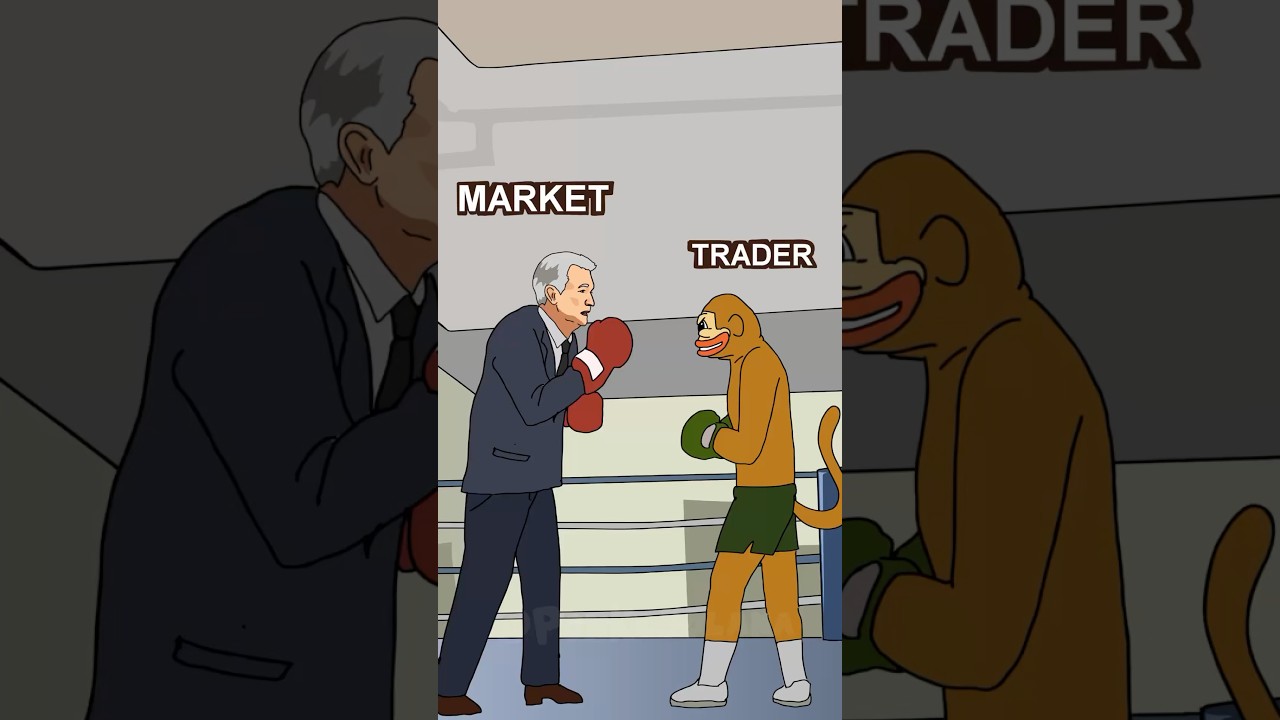 Market vs Trader 🥊 #crypto #stockmarket #trading #memes #brainrot