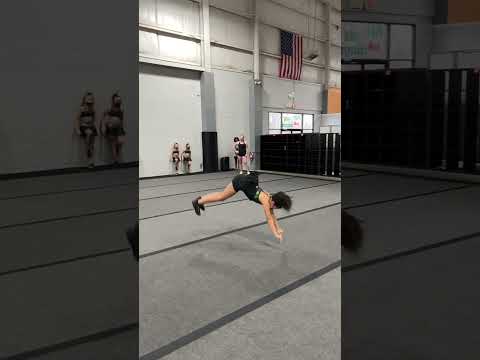 Slow Mo Round Off Backhandspring Back Tuck #Shorts