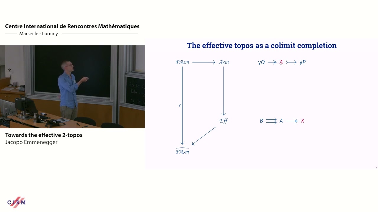 Jacopo Emmenegger Explores Effective 2-Topos and Hyland's Model 📚