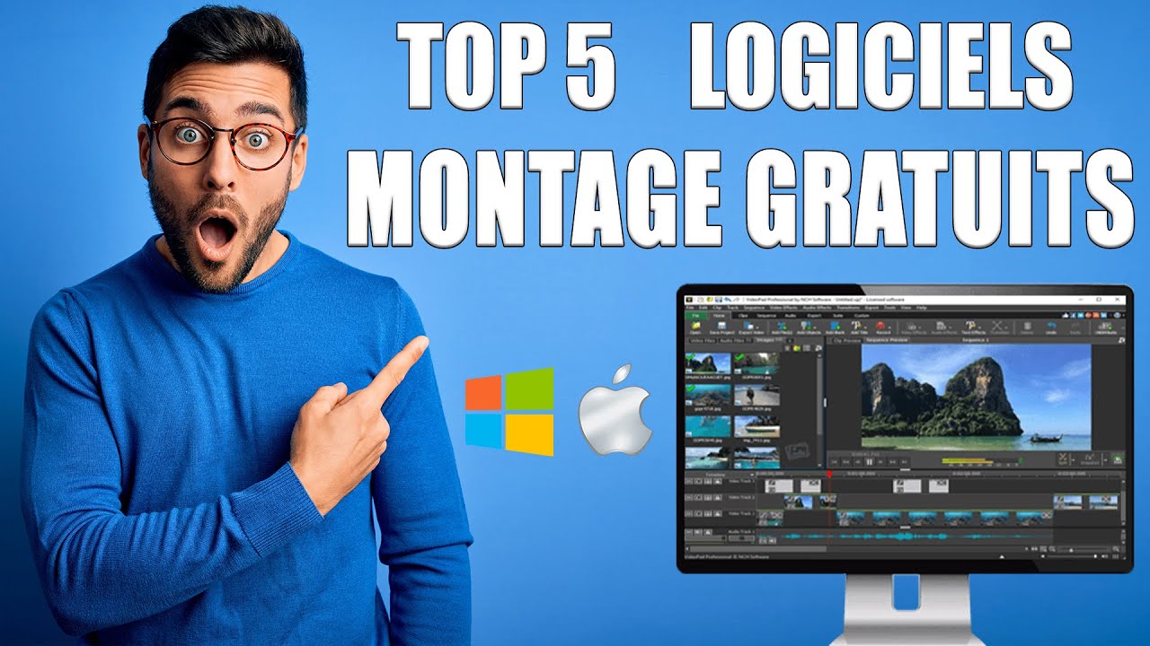 Top 5 Logiciels de Montage Vidéo Gratuits 2024 🎬
