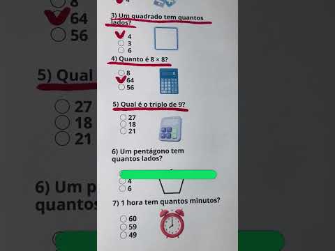 Desafio você acertar essas perguntas de matemática. #quiz #matematica #escola #perguntaserespostas