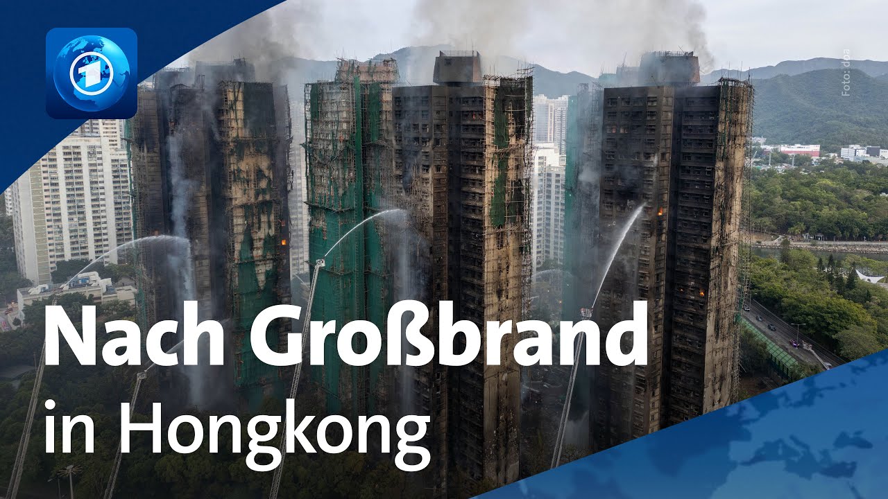 Hongkong Hochhausbrand: 55 Tote, 300 Vermisste 🚒